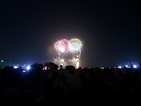 花火大会開始