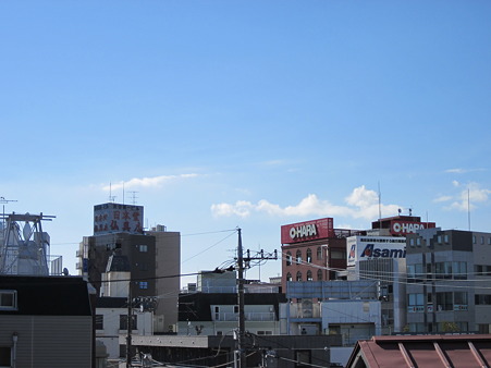 今日の雲