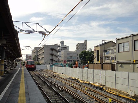 新安城駅拡幅された6番線
