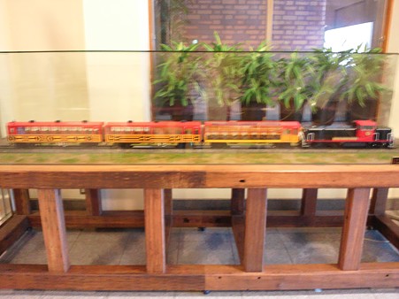 トロッコ列車の模型