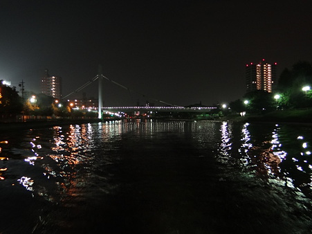名古屋：堀川の夜景