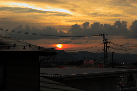 2010/07/01の夕陽