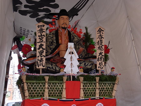 34 博多祇園山笠 大黒流 舁き山 余香馥郁大楠恩(よこうふくいくたりだいなんのおん)2012年 写真画像1
