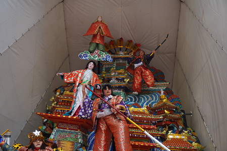09 2014年 博多祇園山笠 飾り山笠 奇襲本能寺 (8)