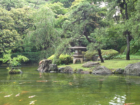 グランドプリン高輪の庭園