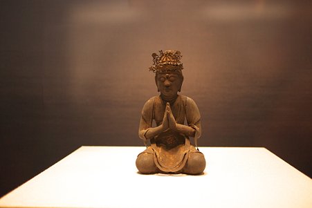 2010.11.15 東京国立博物館 彫刻 勢至菩薩坐像 平安時代