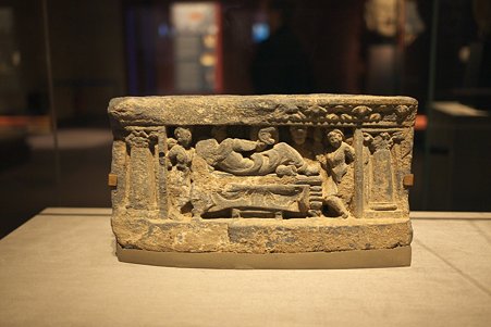 2010.11.15 東京国立博物館 仏像の道-インドから日本へ 仏伝「託胎霊夢」 ガンダーラ