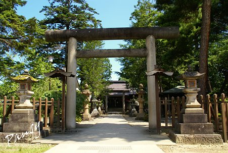 松岬神社・・1 上杉の城下町米沢へ・・