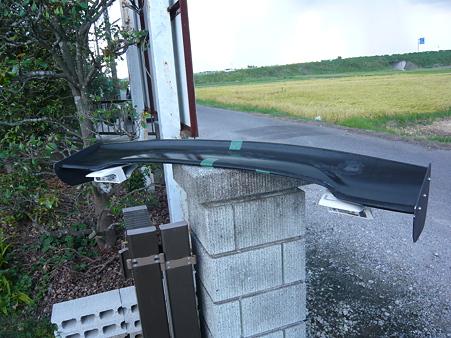 純正ウイングを流用したGTウイング(制作中)